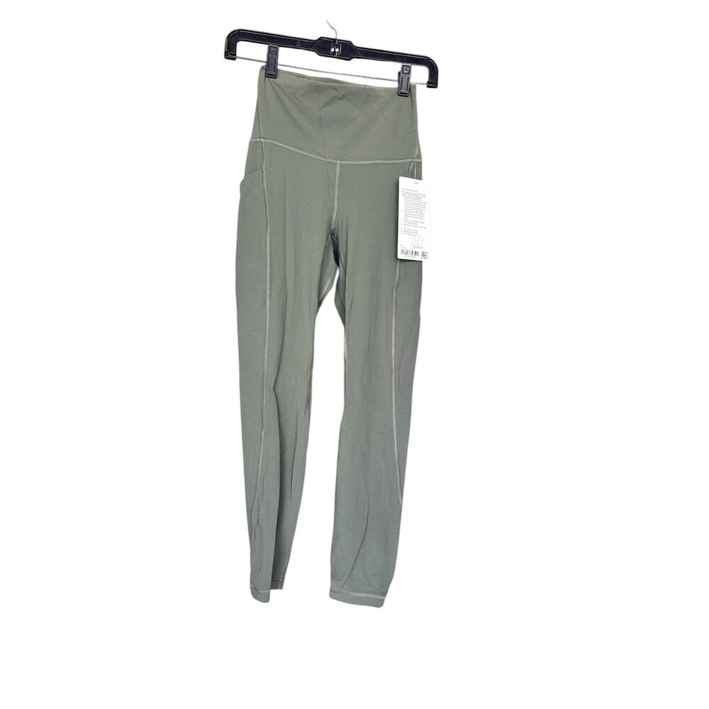 Lululemon Align HR Pant 25” with Pocket Size 4 Willow Leaf Green New w/tag $128